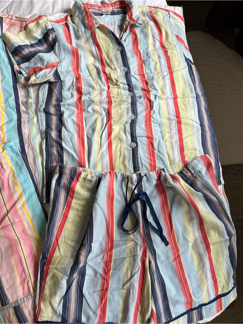 Two sets Pyjama’s Multicolor Striped - Picture 3 of 3